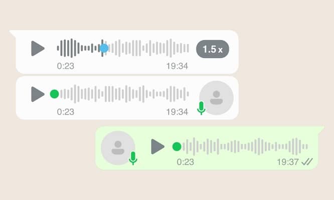 mensagens de voz pelo WhatsApp Web